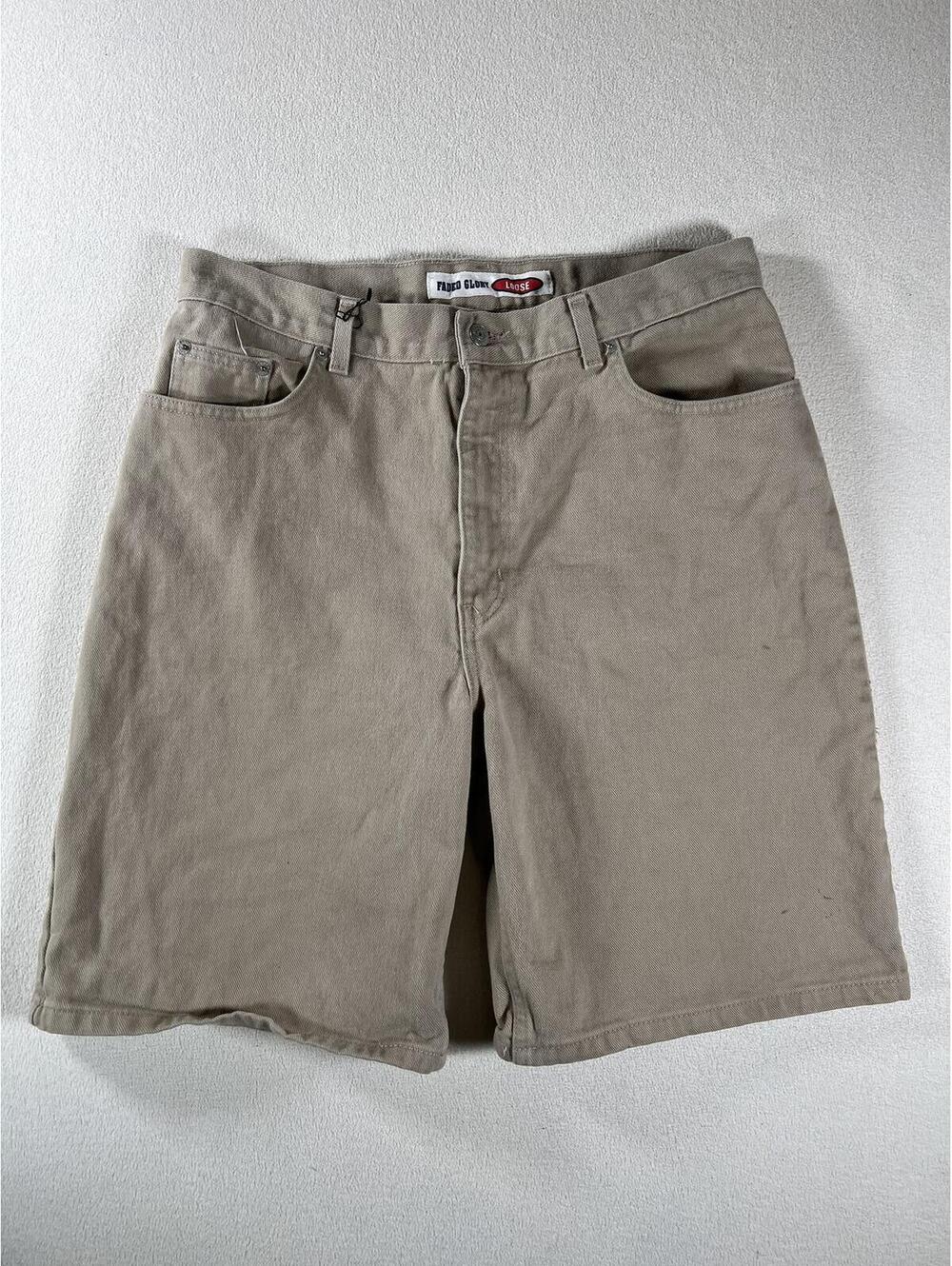 Vintage Y2K Faded Glory Loose Baggy Denim Shorts Jorts